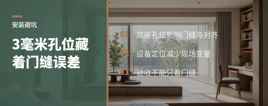 铰链底座只差3毫米，安装误差却可能藏在柜门里