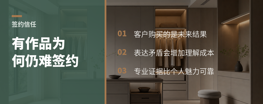 高端设计师明明有作品，客户为何仍不敢签约