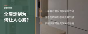 全屋定制为何让人心累？五个环节藏着多次转换