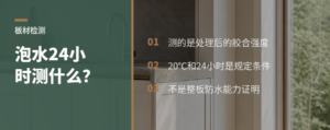泡水24小时，普通胶合板到底测什么