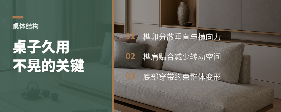 桌子稳不稳，关键看转角榫卯怎么受力