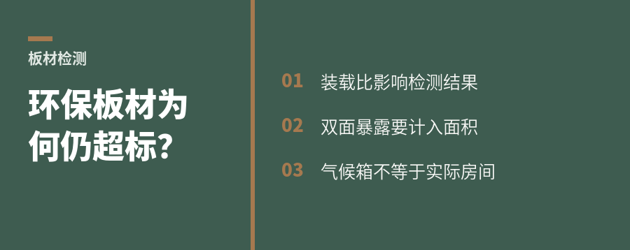 用了环保板材，房间检测为何仍可能超标？