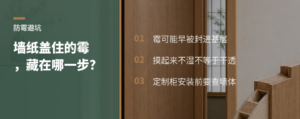 墙纸撕开才发现，霉可能早被封进墙里