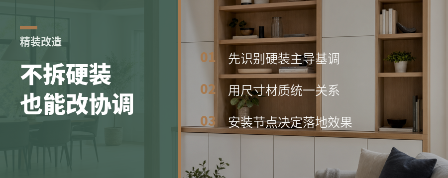 精装房不拆也能改，关键是先读懂硬装基调