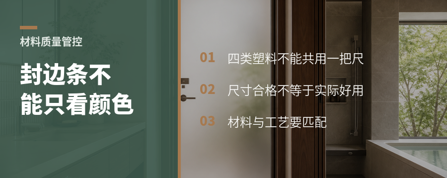 封边条别只看颜色：不同塑料要用不同标准