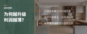 全屋定制为何越升级，利润反而越薄？