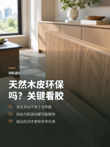 天然木皮环保吗？胶粘剂才是关键变量