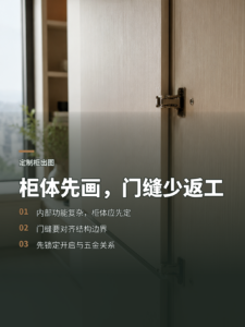 柜门图先画还是柜体图先画？关键在内部
