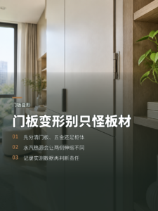 门板变形先别只怪板材，使用环境也会留下痕迹