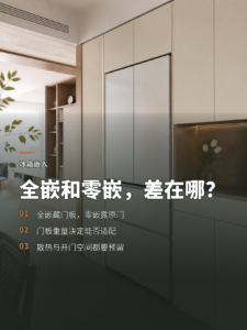 想把冰箱藏进柜里，全嵌和零嵌差在哪