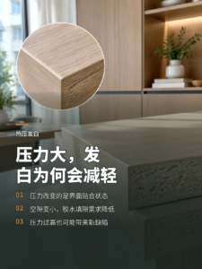 热压板材发白，压力加大为何可能改善