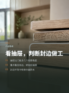 看抽屉封边，就能判断柜体做工吗