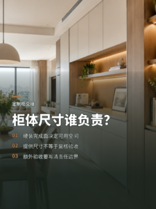 定制柜尺寸谁来定多一份成本