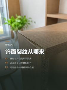 板材表面为什么会开裂？关键在内外收缩不同