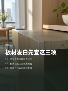 板材压贴发白怎么判断？先看三项基础指标