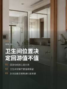 为什么这个家要做回游动线，关键在卫生间位置