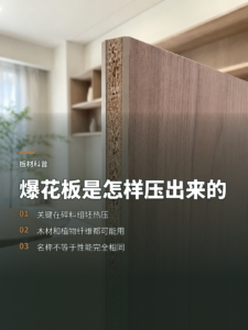 一块“爆花板”到底是怎样压出来的？