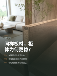 同样的板材做柜体，为什么不容易整体变形？