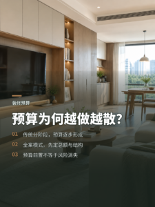 装修预算为何越做越散：传统与全案怎么定