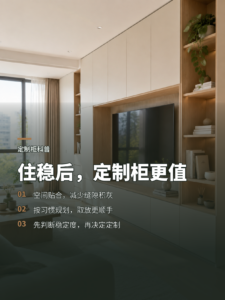 生活稳定后，定制柜为何更适合长期使用