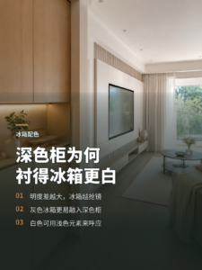 深色柜门包冰箱，白色为什么总会抢镜？