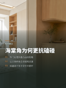 海棠角为何适合柜体这些易磕碰的阳角