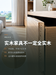 看起来是实木的家具里面可能是什么板材
