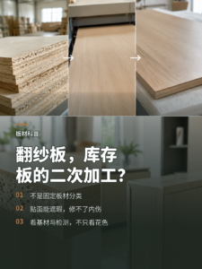 翻纱板到底是什么从库存板到贴面板的过程