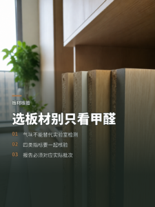 选择板材别只看甲醛，四类指标要核验