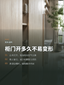 装修后通风，柜门开多久才不易变形