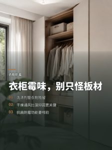 衣柜霉味怎么减：洗涤剂与抗菌板材要这样选