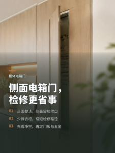 侧面电箱门为何能兼顾柜体整洁与检修效率