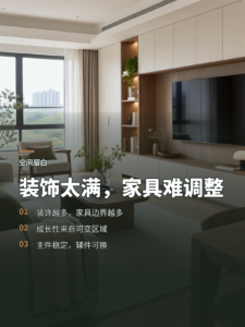装饰做得太满，家具还剩多少调整空间