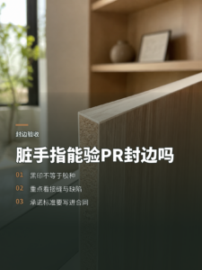验收PR封边，脏手指擦一下真能判断吗