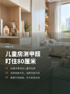 儿童房测甲醛，为什么要盯住80厘米高度