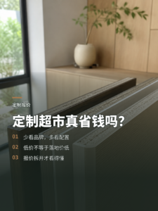 定制超市为何能让消费者少花钱还看得懂账