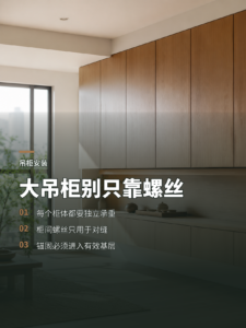大体量吊柜，为什么不能只靠几颗螺丝