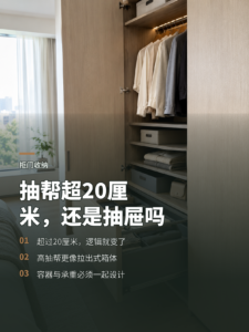 抽帮超过20厘米，为什么不像普通抽屉了