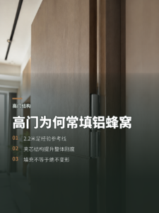 房门超过2.2米，为什么常要填铝蜂窝