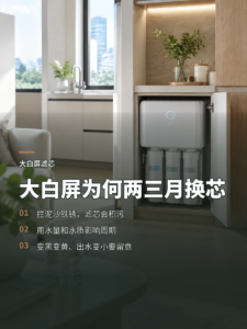 只用大白屏拦杂质，滤芯为何两三个月就要换