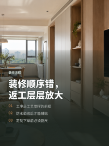 装修现场最怕的不是手艺差而是顺序错