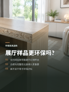 想买更环保的家具，展厅样品为何可能更合适