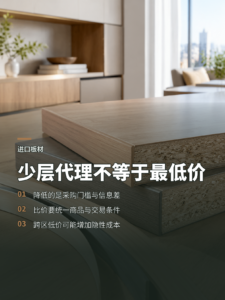 进口板材少一层代理，工厂真能拿到低价吗