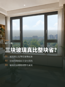 三块玻璃能合成一块，中间加塑泡真省钱吗