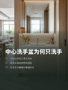 住宅中心的洗手盆，为何最好只用来洗手