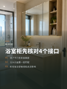 浴室柜没有标准答案，先看这4个使用接口