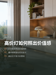 一盏高价灯，如何让平价商品看起来更值钱