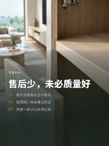 售后案例少，为什么未必说明板材质量更好