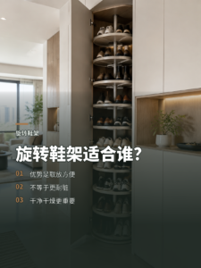 旋转鞋架适合什么家庭？关键看鞋子是否常穿常脏