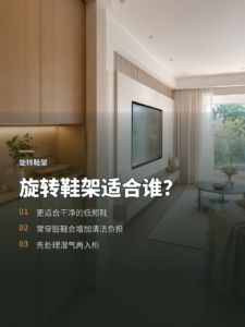 旋转鞋架适合谁？关键看鞋子是否常穿常脏